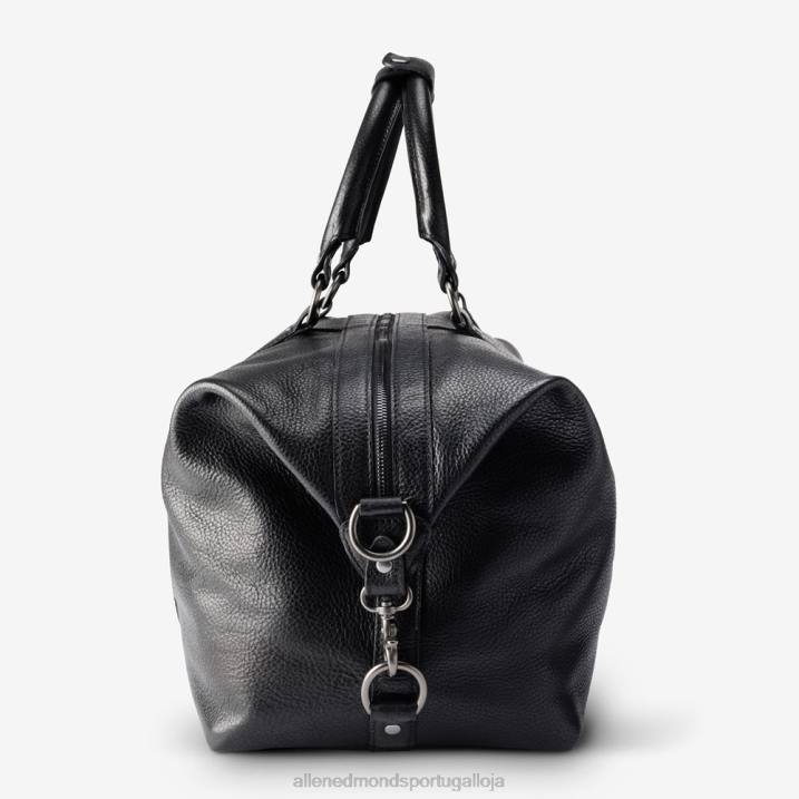 bolsa de couro 848L309 couro preto unissexAllen Edmonds