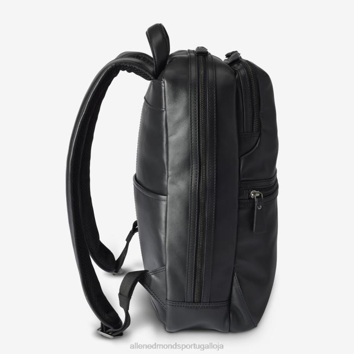 mochila de couro 848L378 couro preto unissexAllen Edmonds