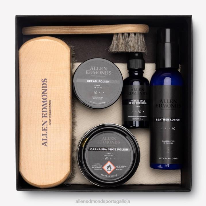 kit de cuidado de sapato 848L631 Pimenta unissexAllen Edmonds