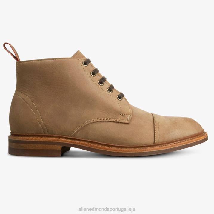 Bota biqueira à prova de intempéries Patton 848L132 bronzeado homensAllen Edmonds