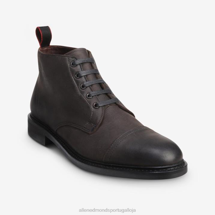 Bota patton cap toe com solado de borracha dainite 848L115 cinza homensAllen Edmonds