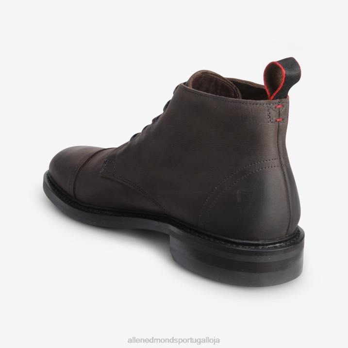 Bota patton cap toe com solado de borracha dainite 848L115 cinza homensAllen Edmonds