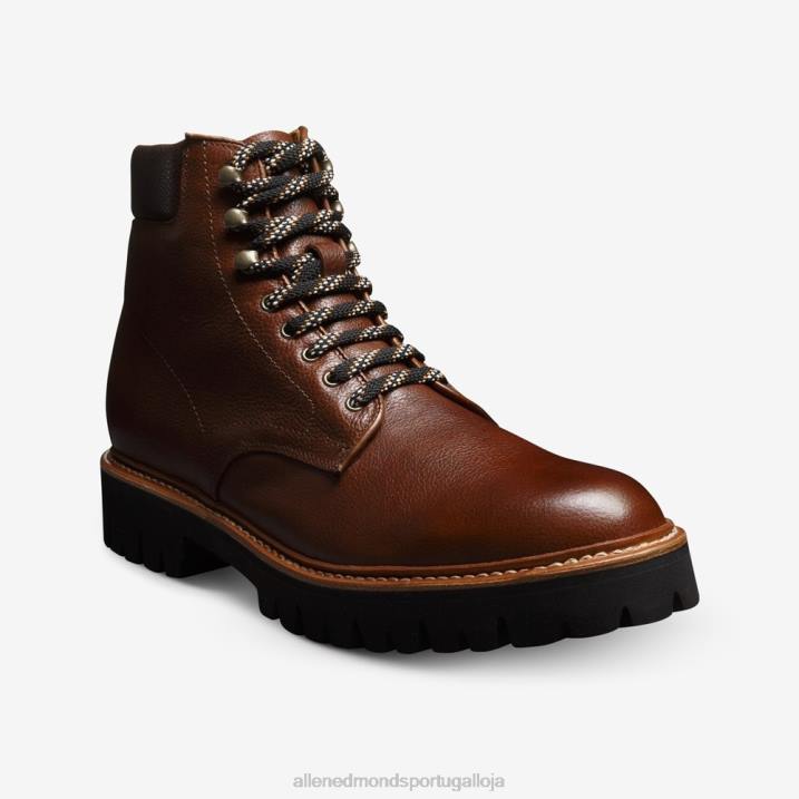 Higgins Mill bota de caminhada 848L476 couro bege homensAllen Edmonds