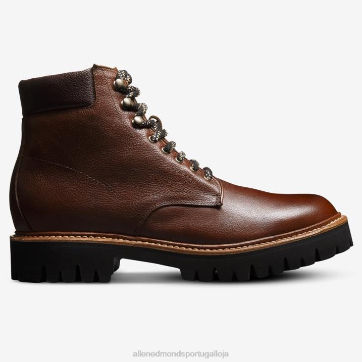 Higgins Mill bota de caminhada 848L476 couro bege homensAllen Edmonds