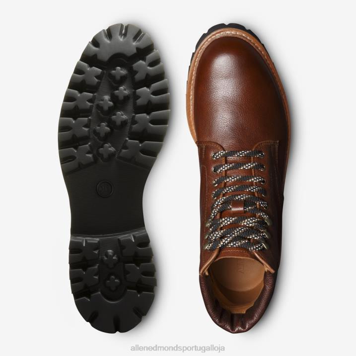 Higgins Mill bota de caminhada 848L476 couro bege homensAllen Edmonds