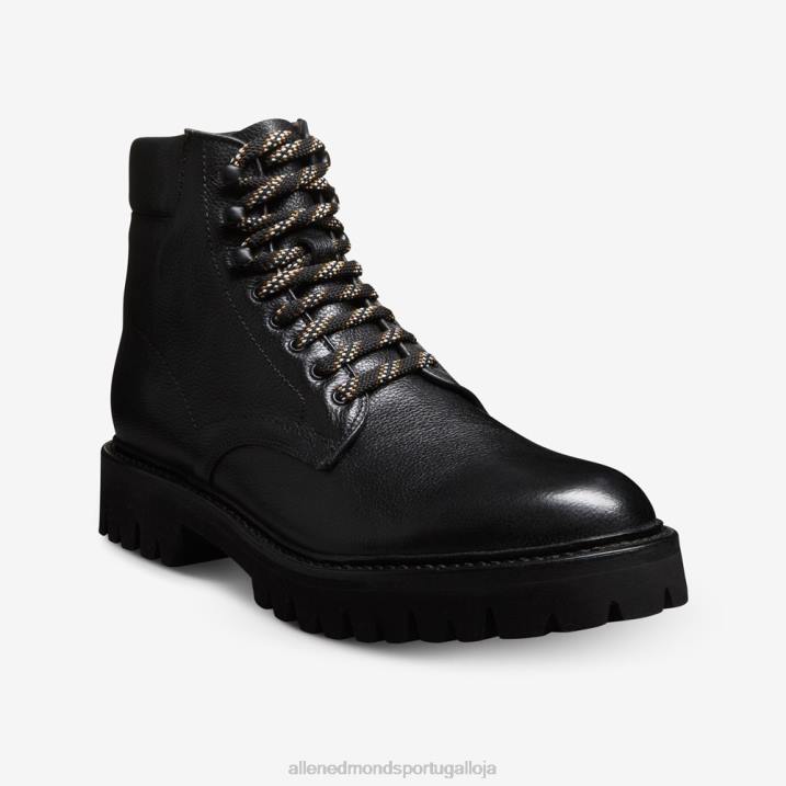 Higgins Mill bota de caminhada 848L477 couro preto homensAllen Edmonds