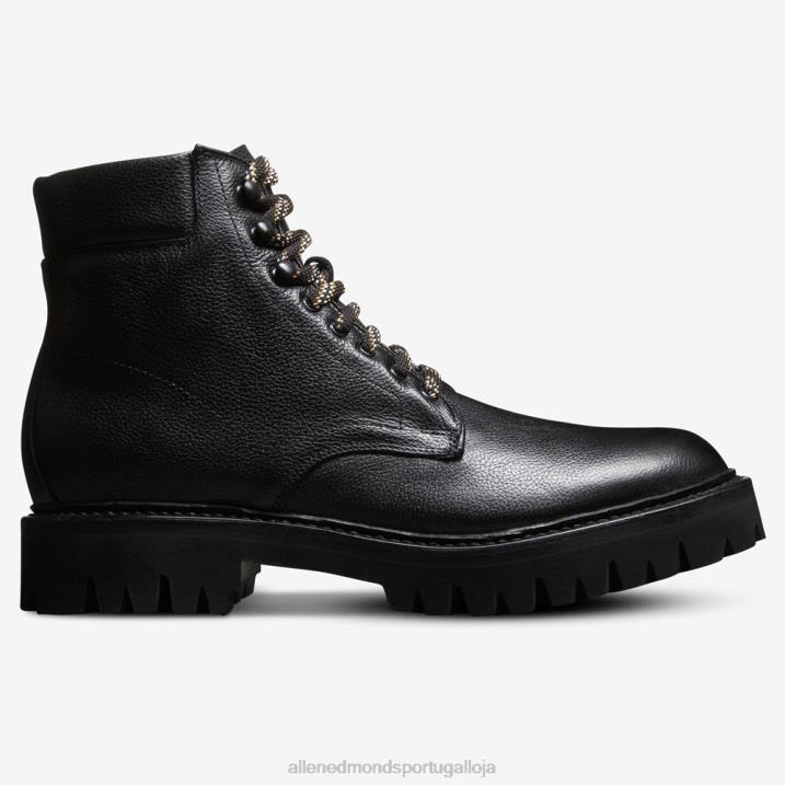 Higgins Mill bota de caminhada 848L477 couro preto homensAllen Edmonds