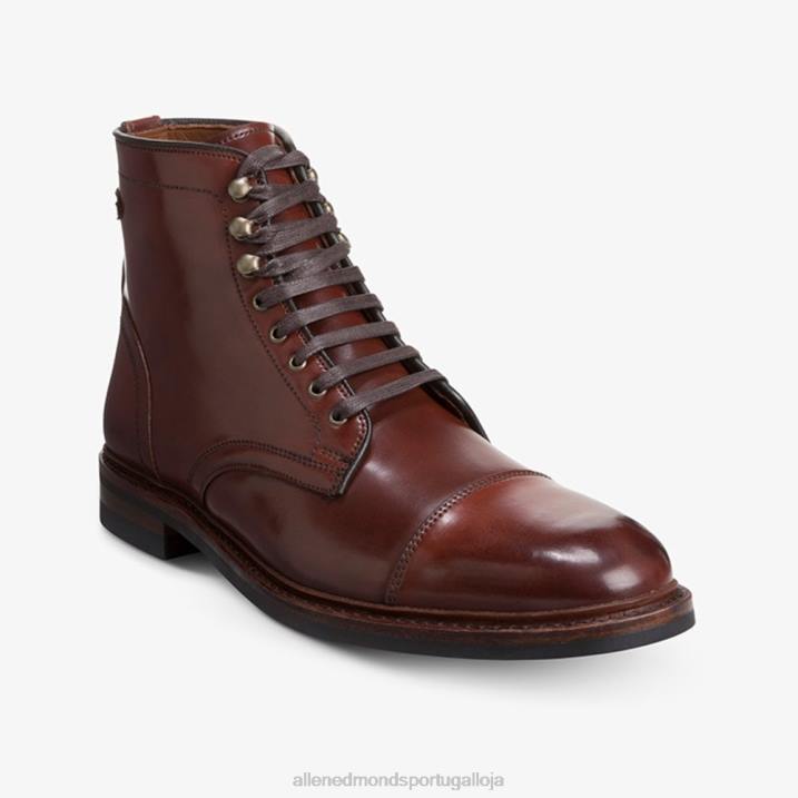 Landon Shell Cordovan Bota social bico fino 848L338 pimentão cordovan homensAllen Edmonds