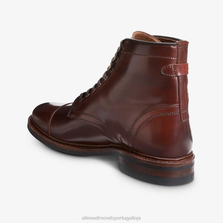 Landon Shell Cordovan Bota social bico fino 848L338 pimentão cordovan homensAllen Edmonds