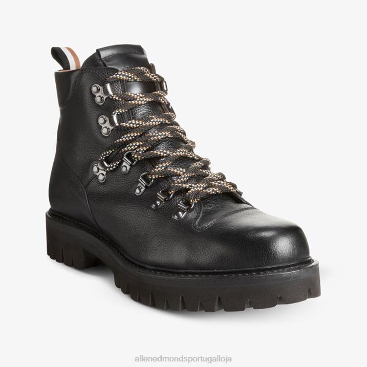 bota aspen hiker à prova de intempéries 848L392 grão preto homensAllen Edmonds