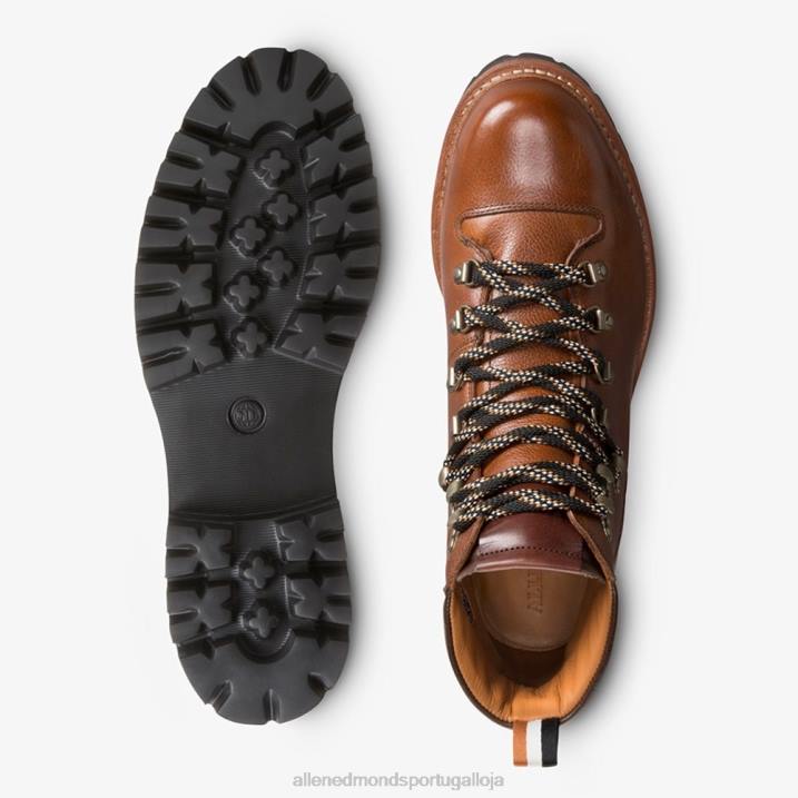 bota aspen hiker à prova de intempéries 848L74 grão castanho homensAllen Edmonds