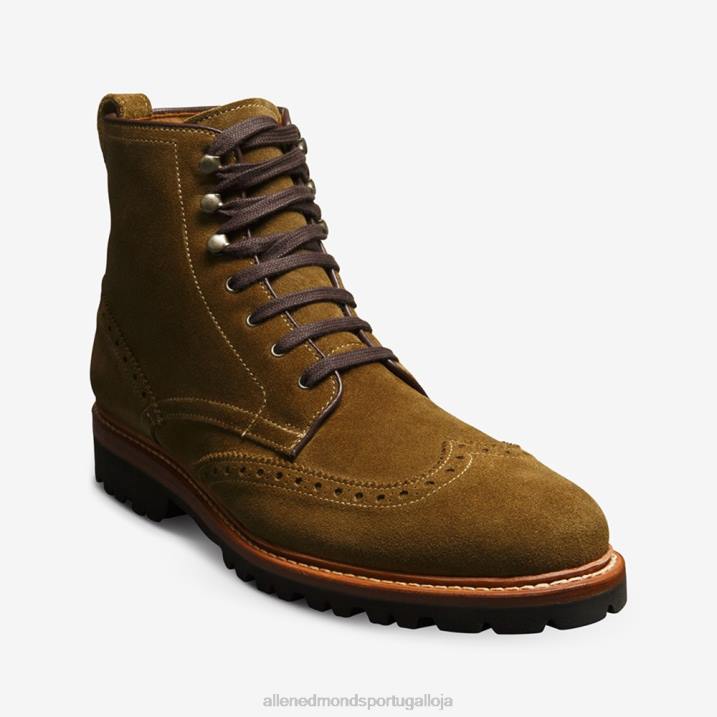 bota astor ponta de asa 848L486 verde alcaparra homensAllen Edmonds