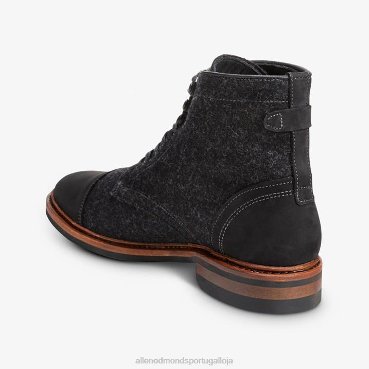 bota bico fino de lã landon 848L65 cinza homensAllen Edmonds