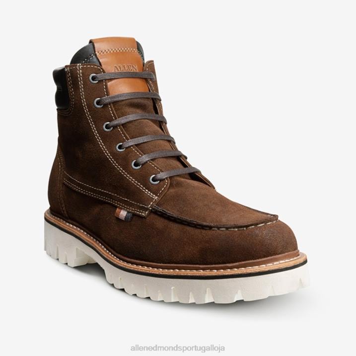 bota com cadarço silverlake 848L436 camurça marrom rapé homensAllen Edmonds