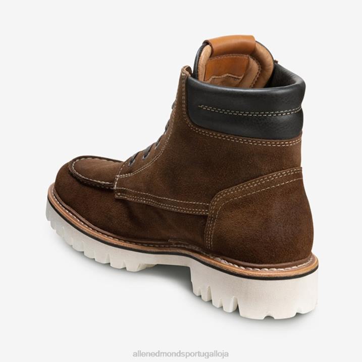 bota com cadarço silverlake 848L436 camurça marrom rapé homensAllen Edmonds