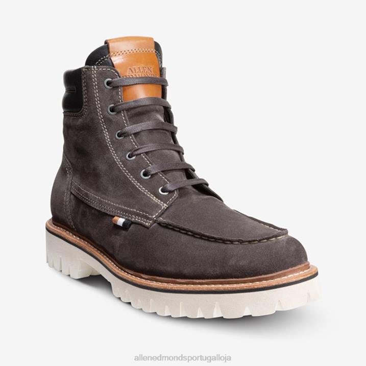 bota com cadarço silverlake 848L98 camurça cinza homensAllen Edmonds