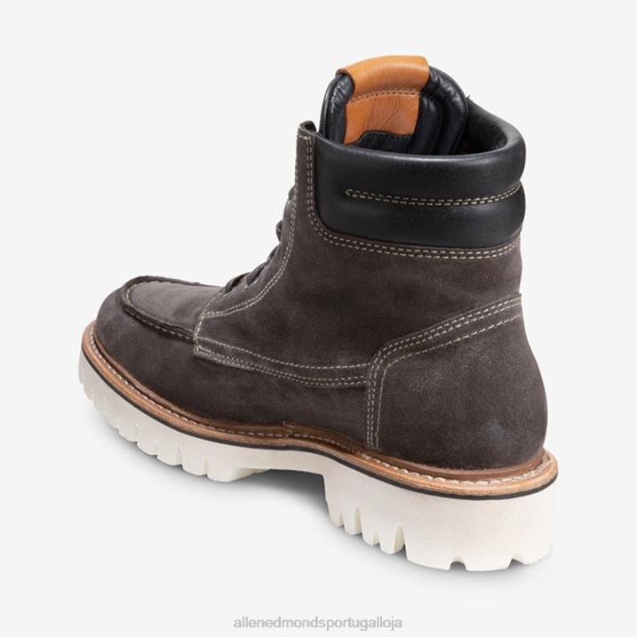 bota com cadarço silverlake 848L98 camurça cinza homensAllen Edmonds