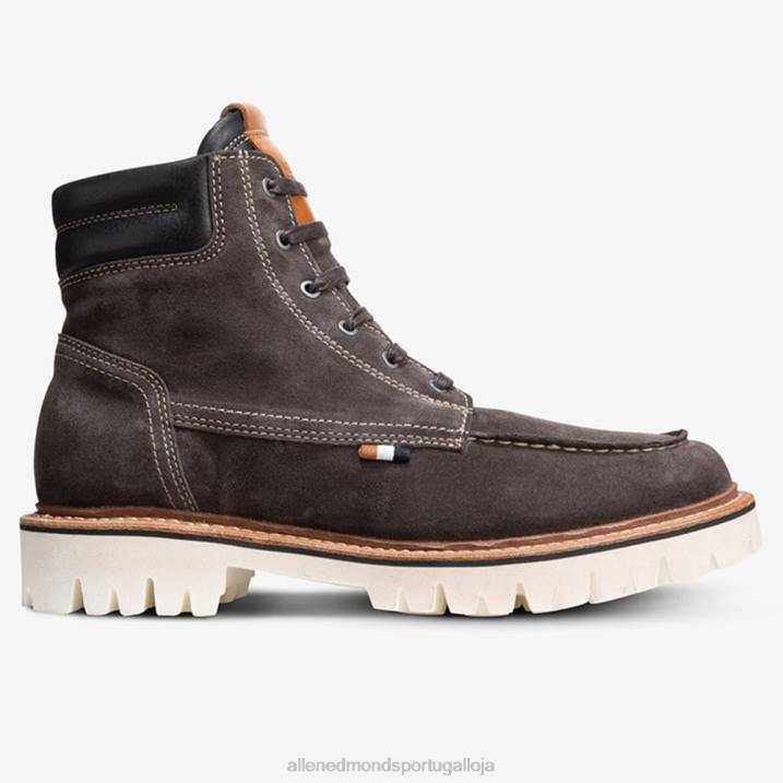 bota com cadarço silverlake 848L98 camurça cinza homensAllen Edmonds