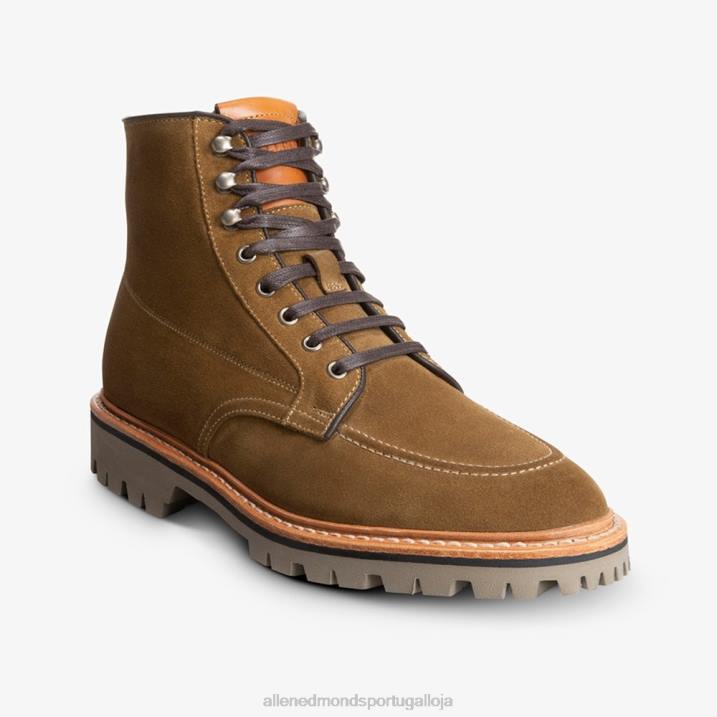 bota de canoa de camurça freeport à prova de intempéries 848L79 alcaparra homensAllen Edmonds