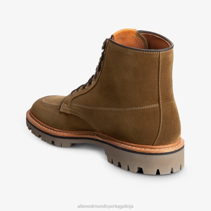 bota de canoa de camurça freeport à prova de intempéries 848L79 alcaparra homensAllen Edmonds