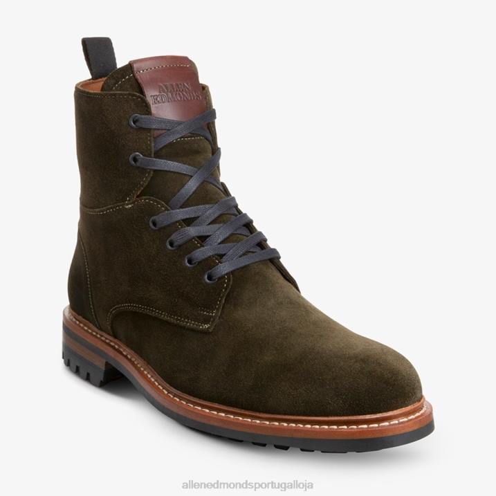 bota de combate de camurça chapman à prova de intempéries 848L102 verde homensAllen Edmonds