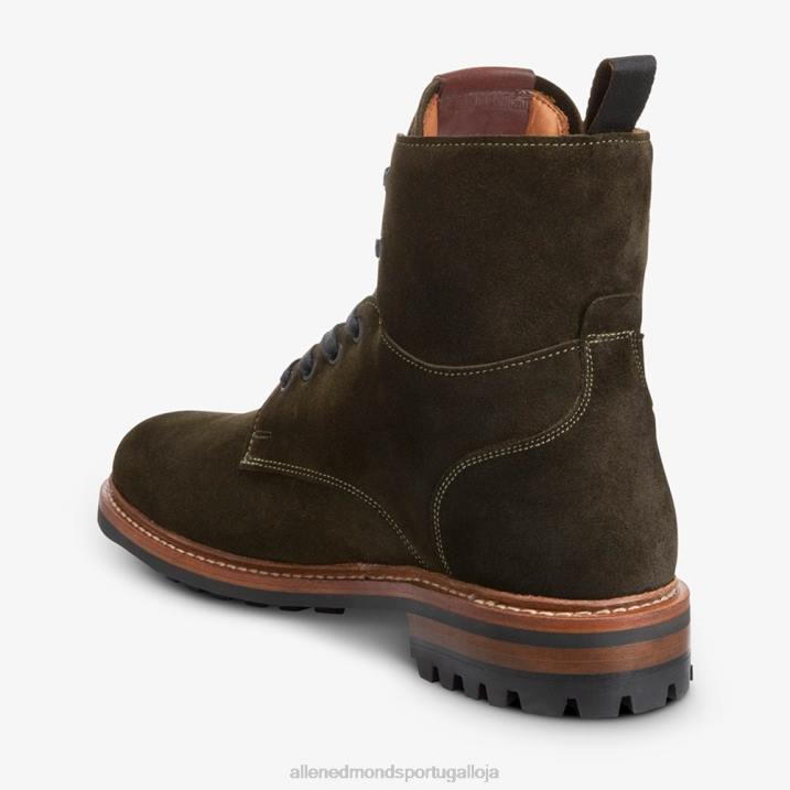 bota de combate de camurça chapman à prova de intempéries 848L102 verde homensAllen Edmonds