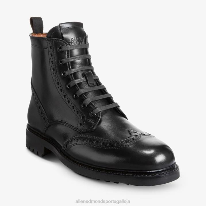 bota de ponta de asa à prova de intempéries chapman 848L472 preto homensAllen Edmonds