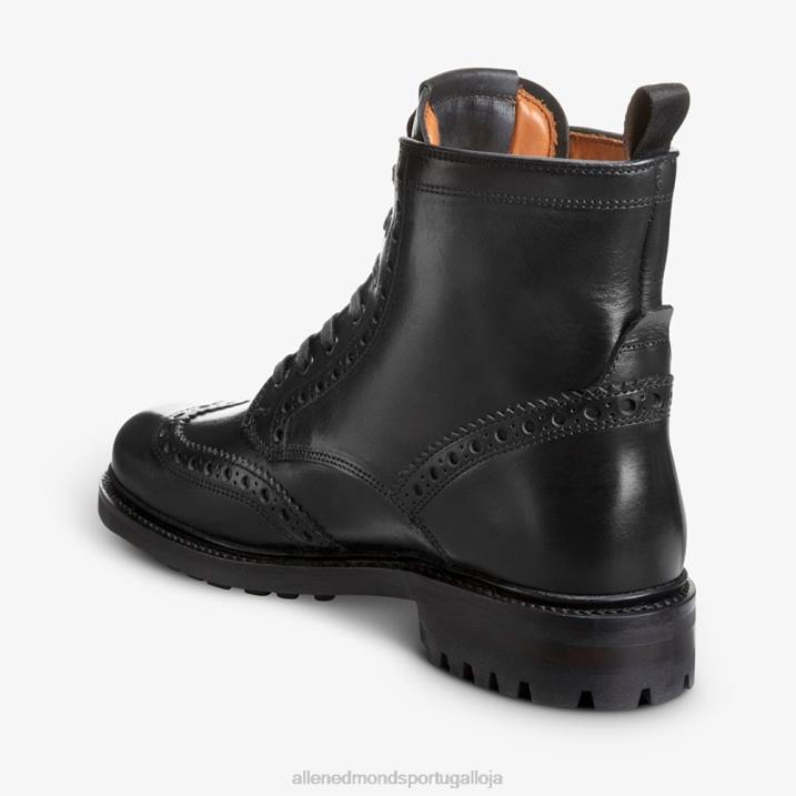 bota de ponta de asa à prova de intempéries chapman 848L472 preto homensAllen Edmonds