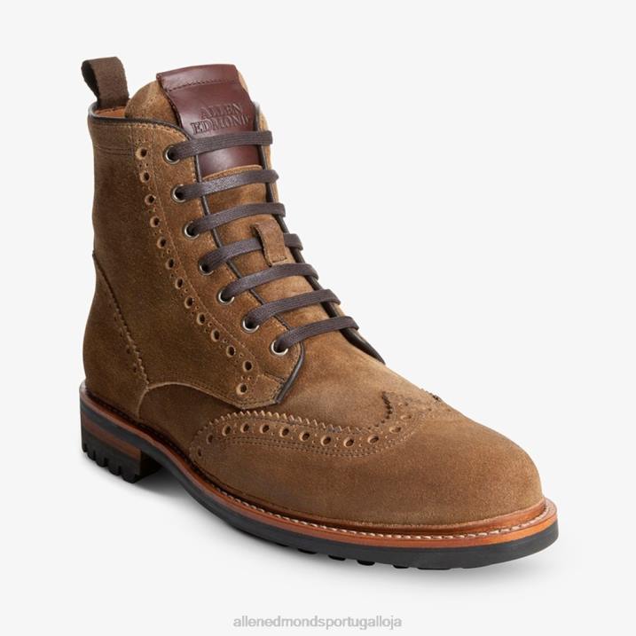 bota de ponta de asa à prova de intempéries chapman 848L474 camurça marrom claro homensAllen Edmonds