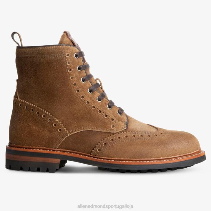 bota de ponta de asa à prova de intempéries chapman 848L474 camurça marrom claro homensAllen Edmonds