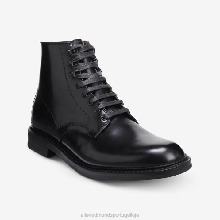 bota higgins mill com couro cordovan shell 848L292 cordovão preto homensAllen Edmonds