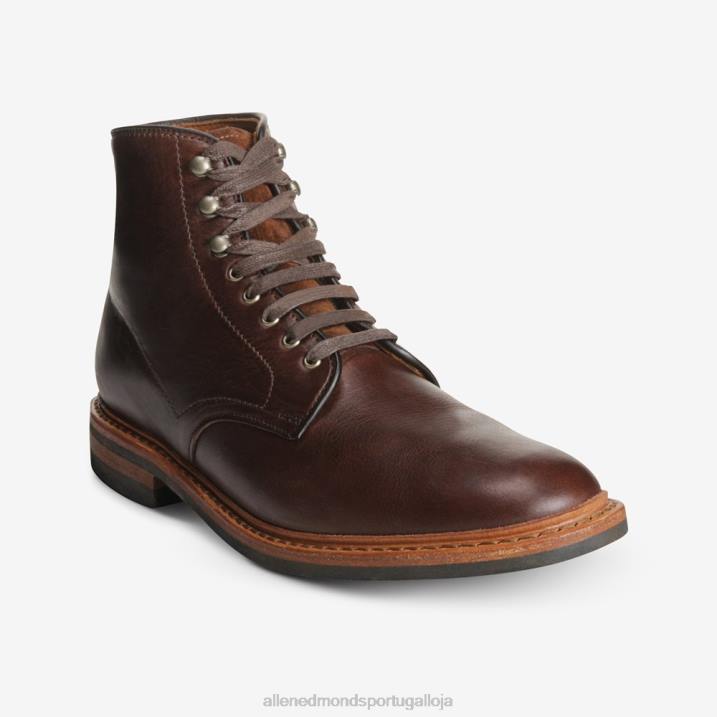 bota higgins mill com couro cromexcel 848L27 marrom homensAllen Edmonds