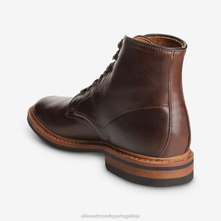 bota higgins mill com couro cromexcel 848L27 marrom homensAllen Edmonds