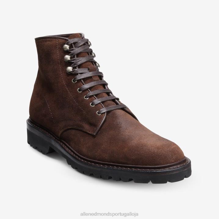 bota higgins mill com solado 848L471 camurça marrom rapé homensAllen Edmonds