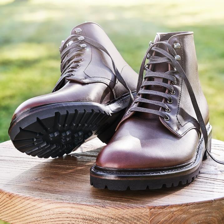 bota higgins mill à prova de intempéries com sola lug 848L261 Borgonha homensAllen Edmonds