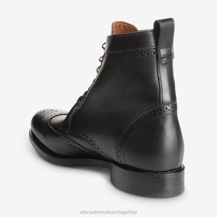 bota modelo dalton wingtip com solado de borracha dainite 848L116 preto homensAllen Edmonds