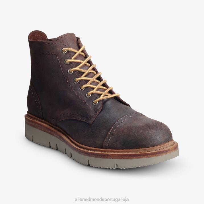 bota park city com cadarço e resistente a intempéries 848L148 camurça marrom rapé homensAllen Edmonds