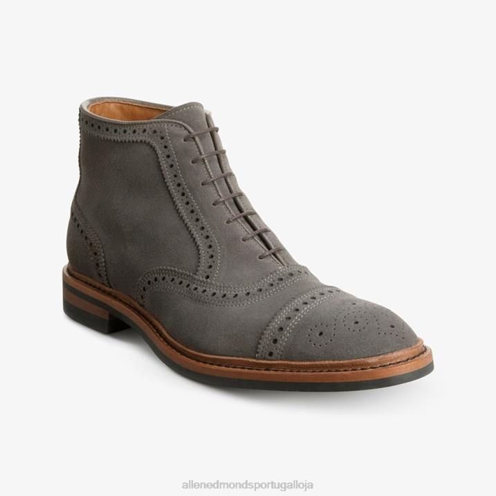 bota social hamilton oxford à prova de intempéries 848L342 imã de camurça cinza homensAllen Edmonds