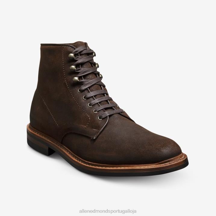 Higgins Mill bota à prova de intempéries 848L280 camurça encerada marrom homensAllen Edmonds