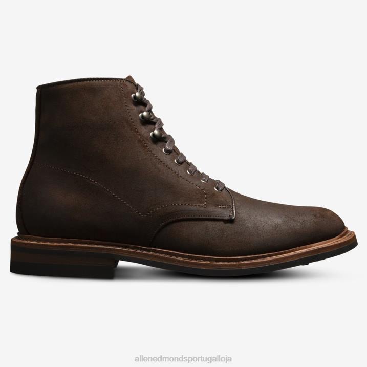 Higgins Mill bota à prova de intempéries 848L280 camurça encerada marrom homensAllen Edmonds