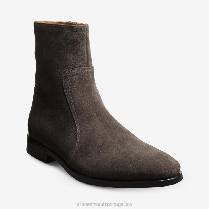 bota com zíper siena 848L491 camurça cinza homensAllen Edmonds