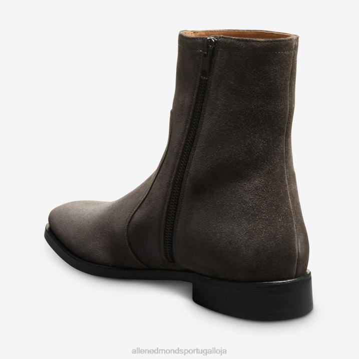 bota com zíper siena 848L491 camurça cinza homensAllen Edmonds