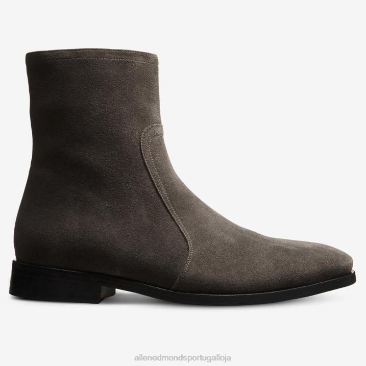 bota com zíper siena 848L491 camurça cinza homensAllen Edmonds