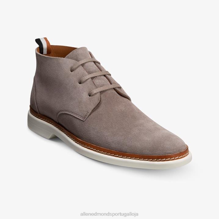 chukka de camurça mais selvagem 848L96 cinza estanho homensAllen Edmonds