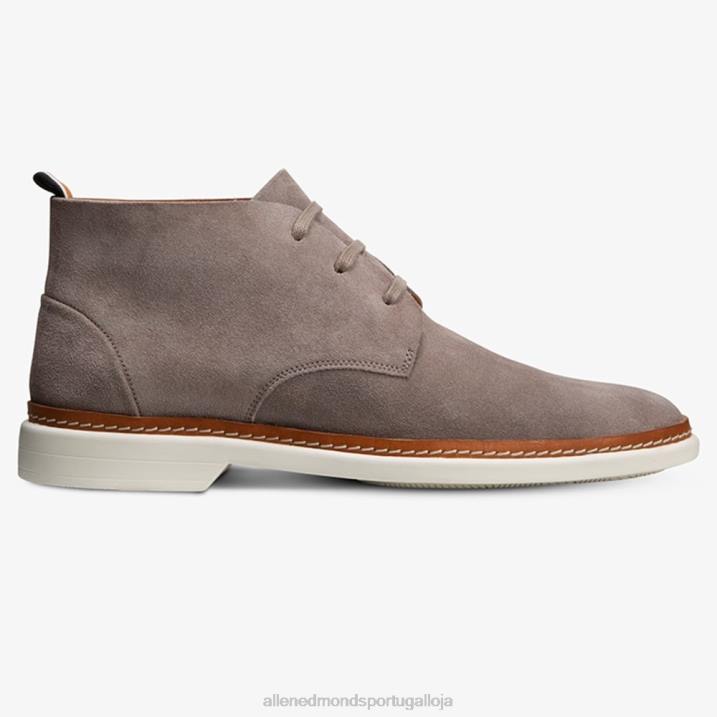 chukka de camurça mais selvagem 848L96 cinza estanho homensAllen Edmonds