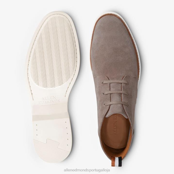 chukka de camurça mais selvagem 848L96 cinza estanho homensAllen Edmonds