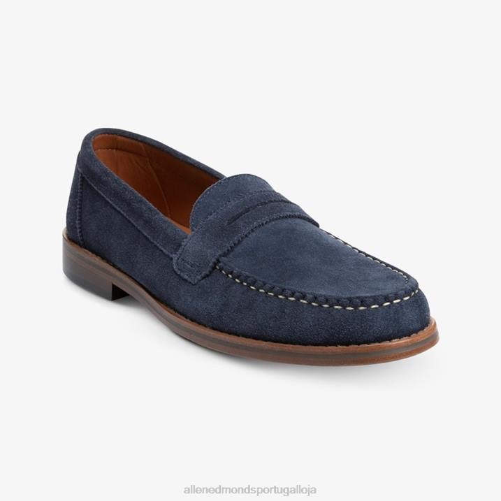 mocassim dylan penny 848L350 camurça azul marinho homensAllen Edmonds