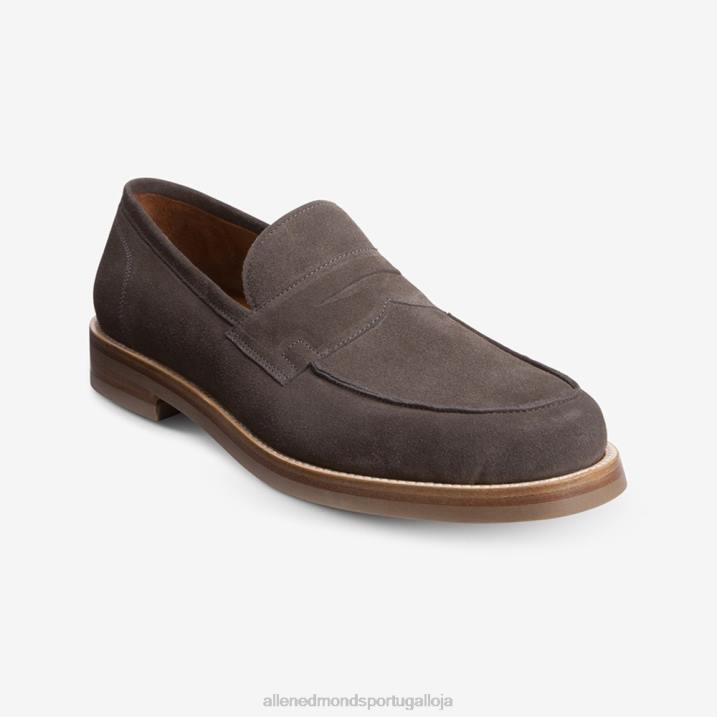 mocassim newton penny 848L383 camurça cinza homensAllen Edmonds