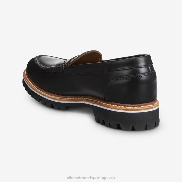 mocassim penny assinatura freeport 848L86 couro preto homensAllen Edmonds