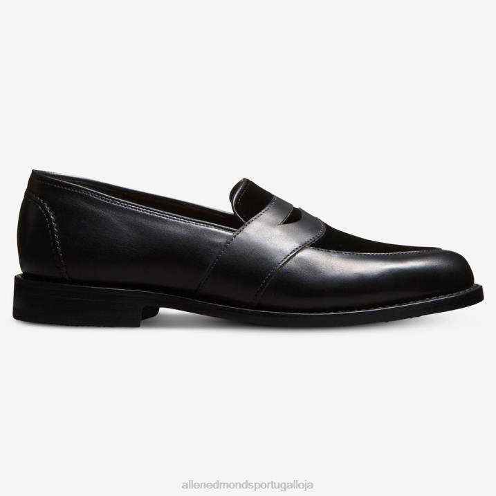 mocassim randolph penny 848L17 veludo preto homensAllen Edmonds